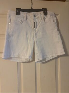 Pilcro White Women's Denim Shorts - Classic Summer Staple